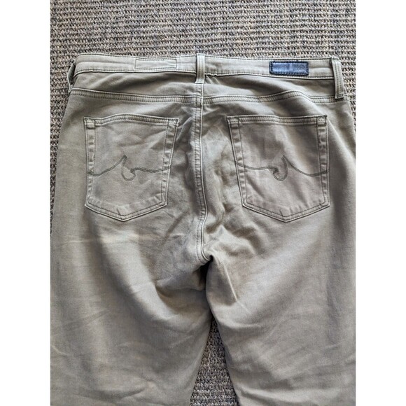 AG Adriano Goldschmied The Abbey Ankle Petite Jeans Women 29p Olive Pre Owned - Picture 7 of 8